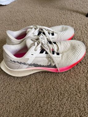 Women's White and Pink Nike Pegasus 38